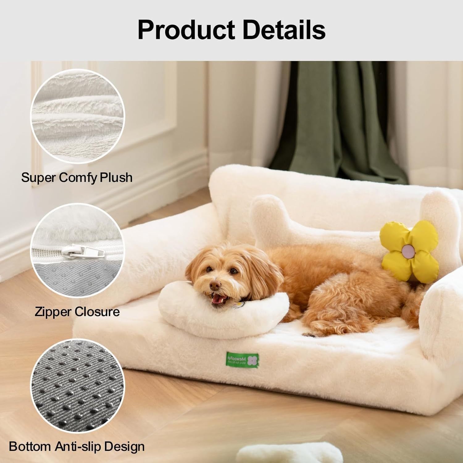 Washable Non-Slip Sofa for Small & Medium Dogs 