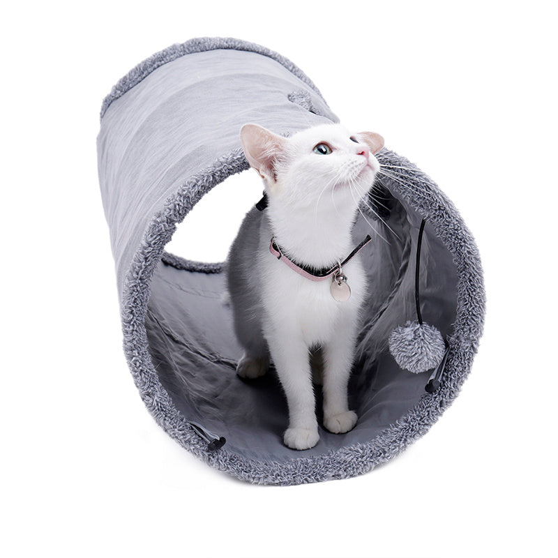 plush cat tunnel