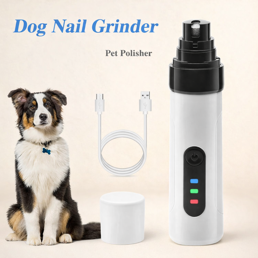 Electric Dog Nail Grinder Rechargeable USB Pet Nail Clippers
