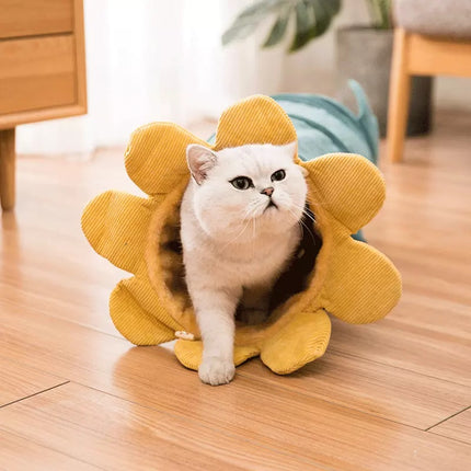 Flower Tunnel Toy for Cats – Cozy & Fun
