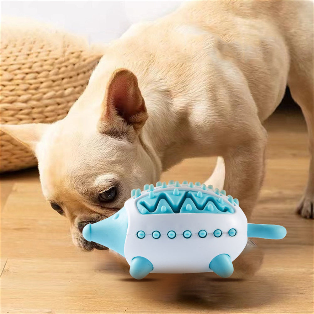 Interactive Hedgehog Dog Toy Chew & Treat Dispenser