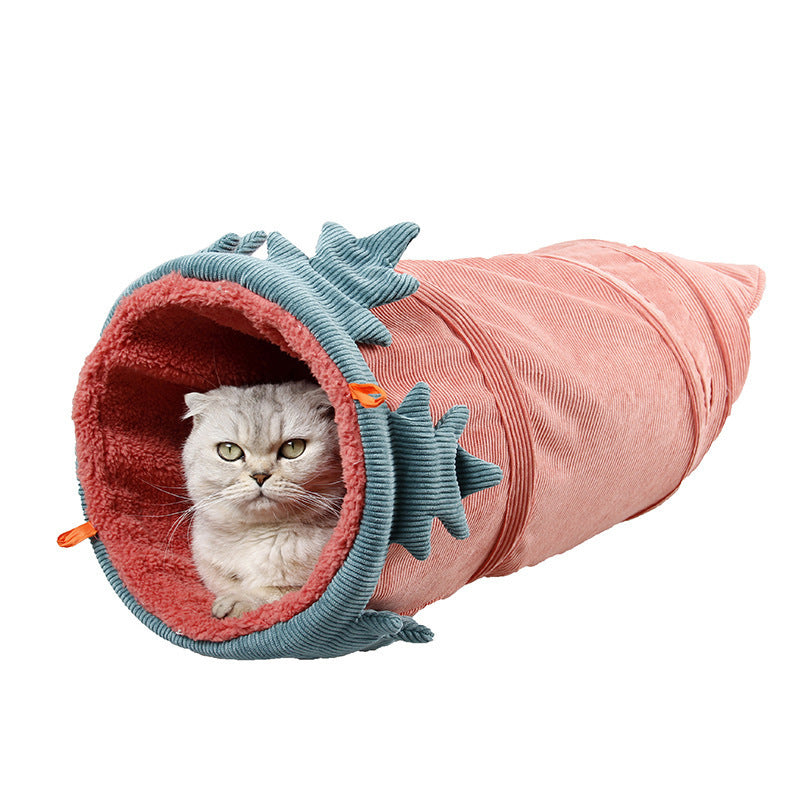 Flower Tunnel Toy for Cats Cozy & Fun