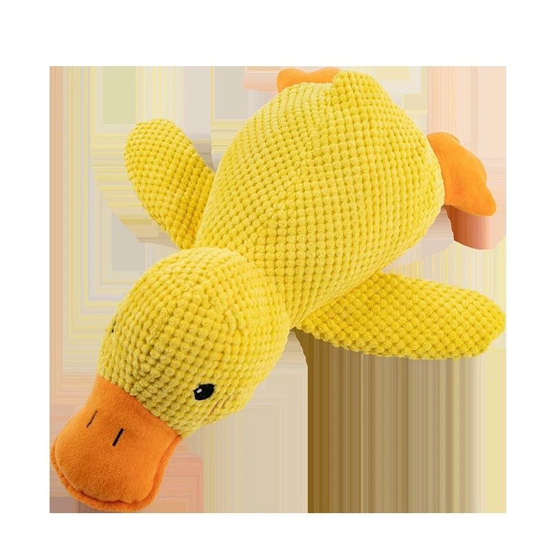 calming duck dog toy