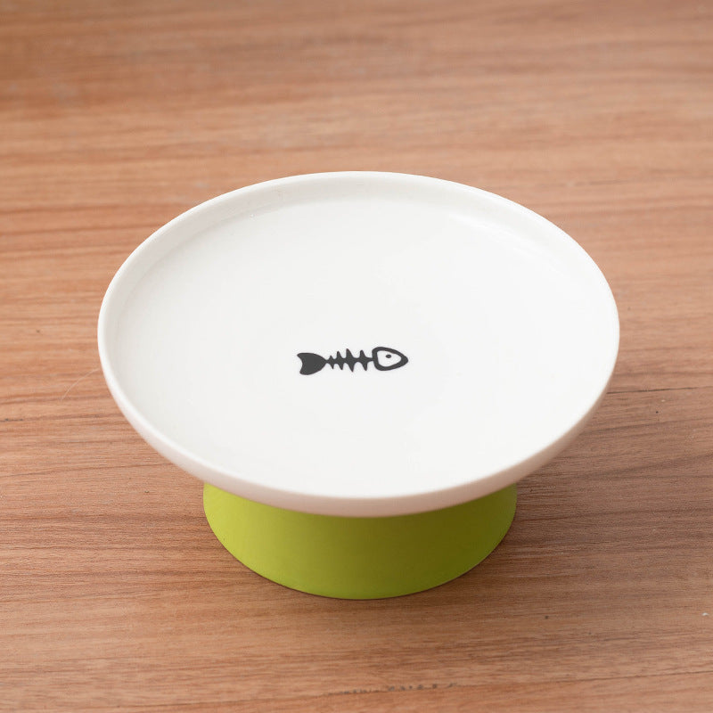Protective Ceramic Cat Food Bowl