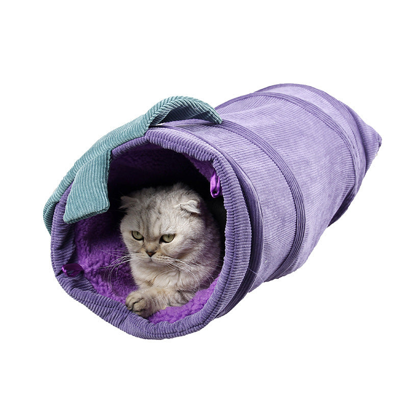 Flower Tunnel Toy for Cats Cozy & Fun