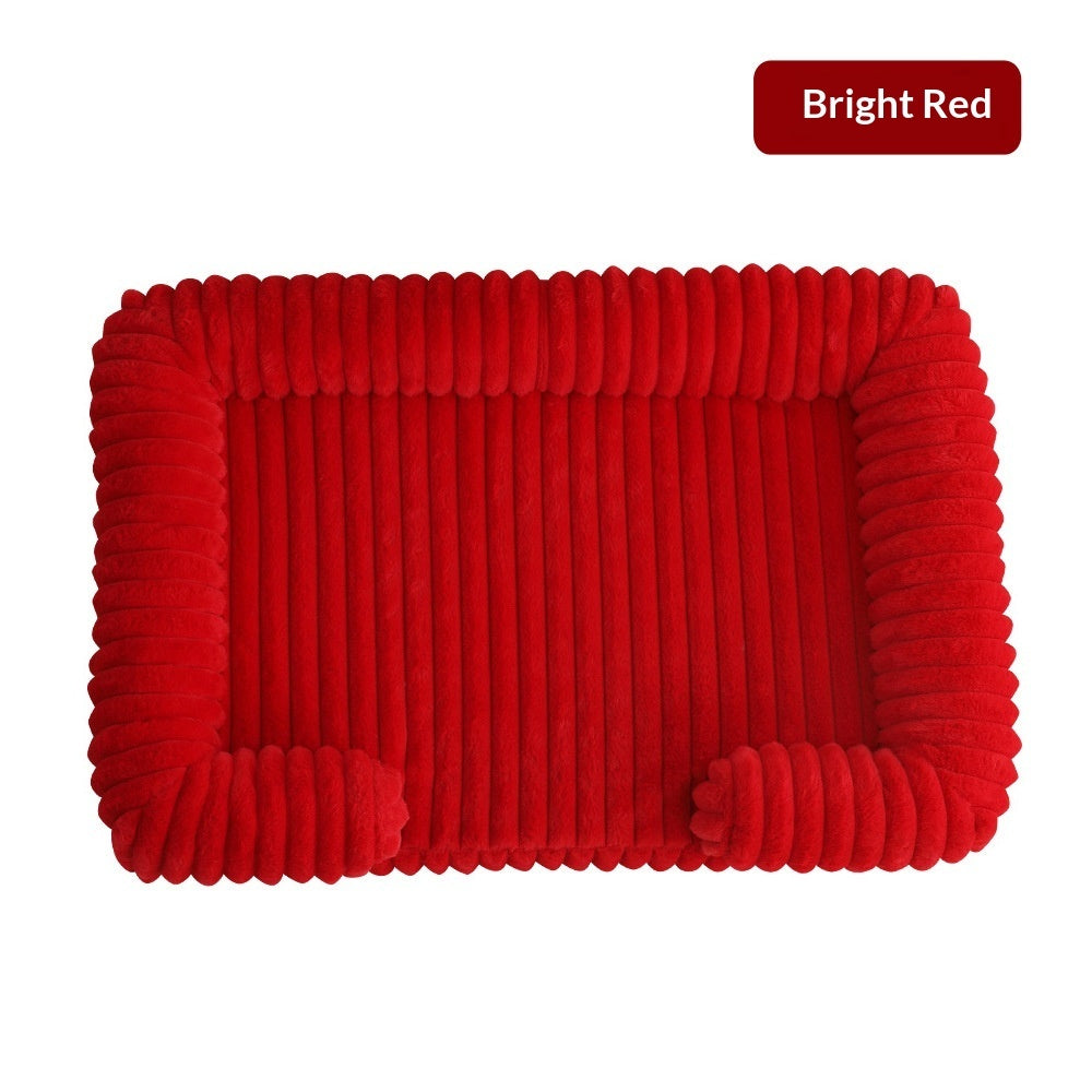 Ultra-Soft Calming Dog Bed – Deep Comfort & Full-Body Support