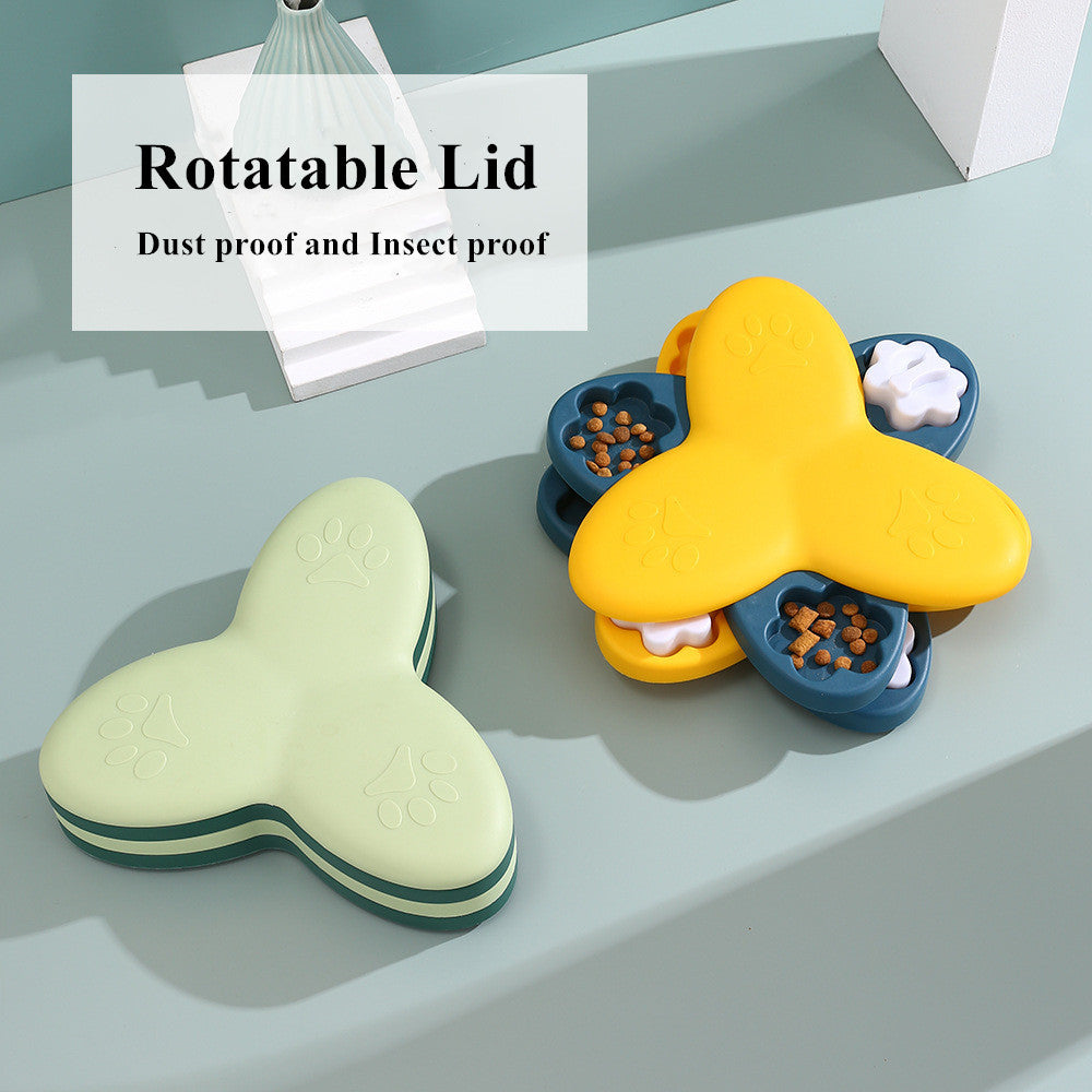 Interactive Puzzle Feeder with Fresh-Keep Lid