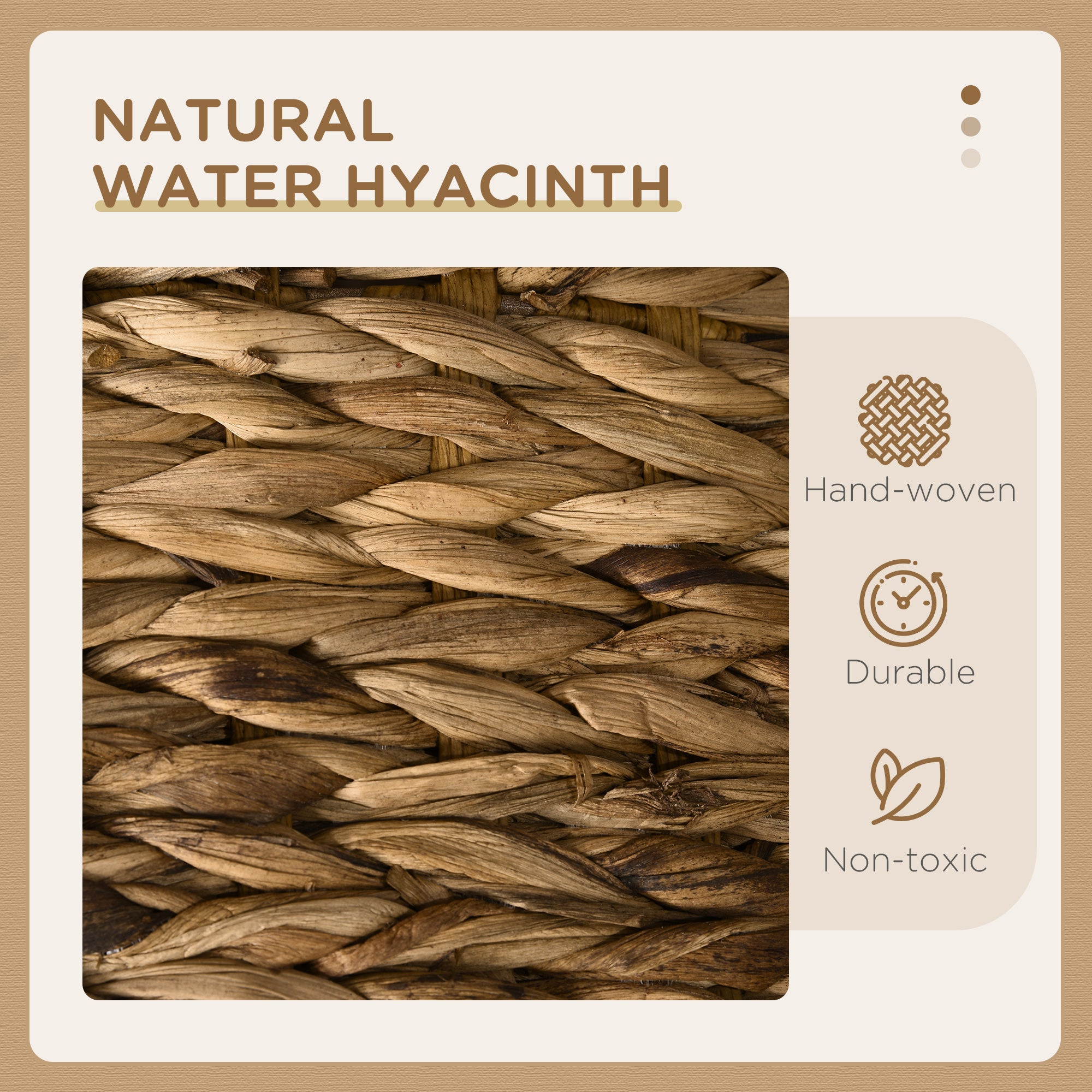 3 Tier Wicker Cat Tower Condo – Elevated Indoor Cat Bed with Cushions