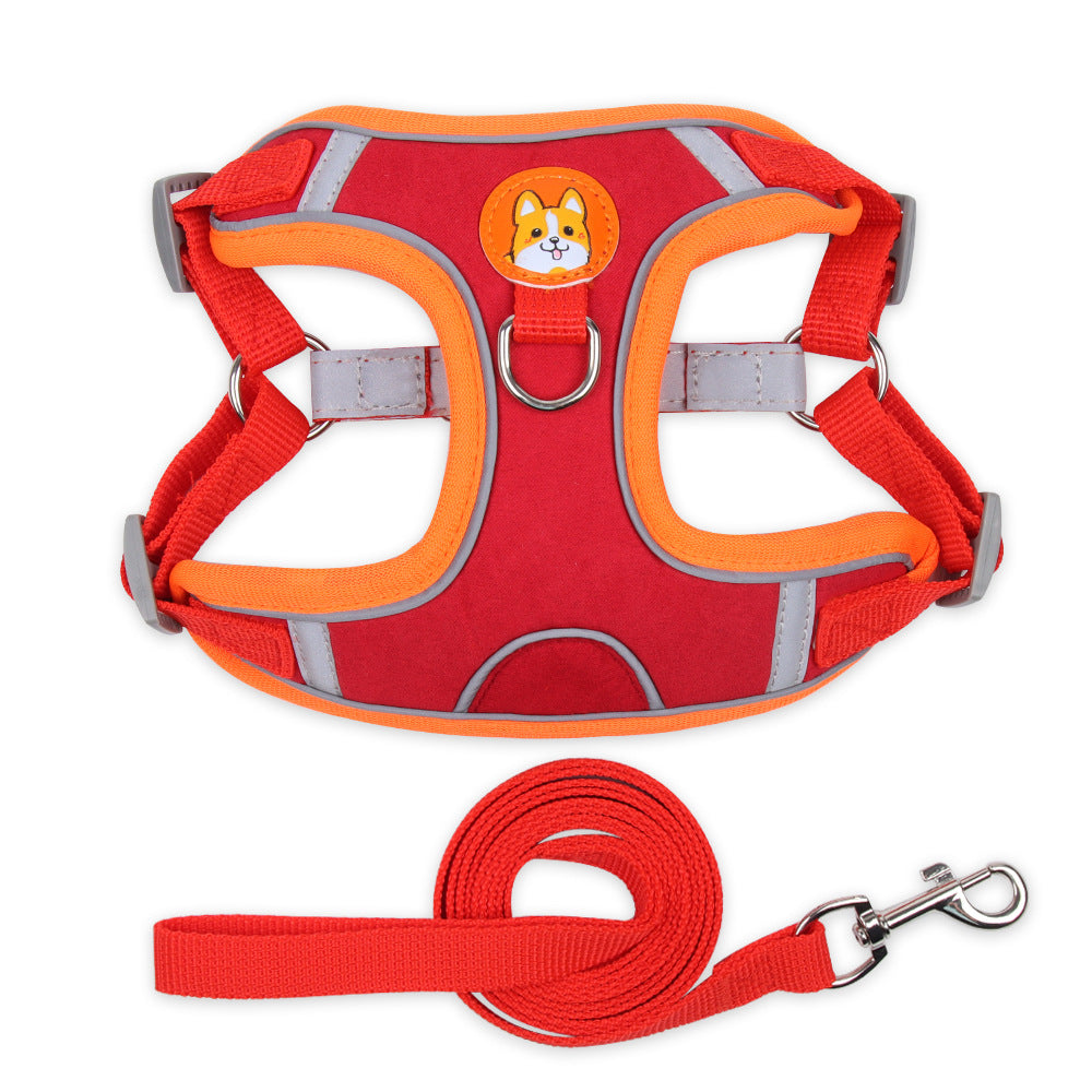 No-Pull Reflective Dog Harness with Leash