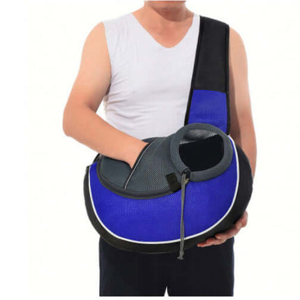 Portable Pet Travel Bag – Crossbody Carrier for Dogs & Cats (Outdoor, Lightweight)