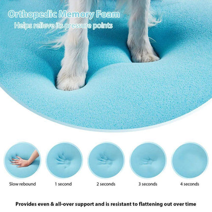 Orthopedic Dog Bed with Bolsters Waterproof & Washable Comfort Sofa 