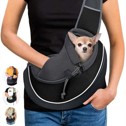 Portable Pet Travel Bag – Crossbody Carrier for Dogs & Cats (Outdoor, Lightweight)
