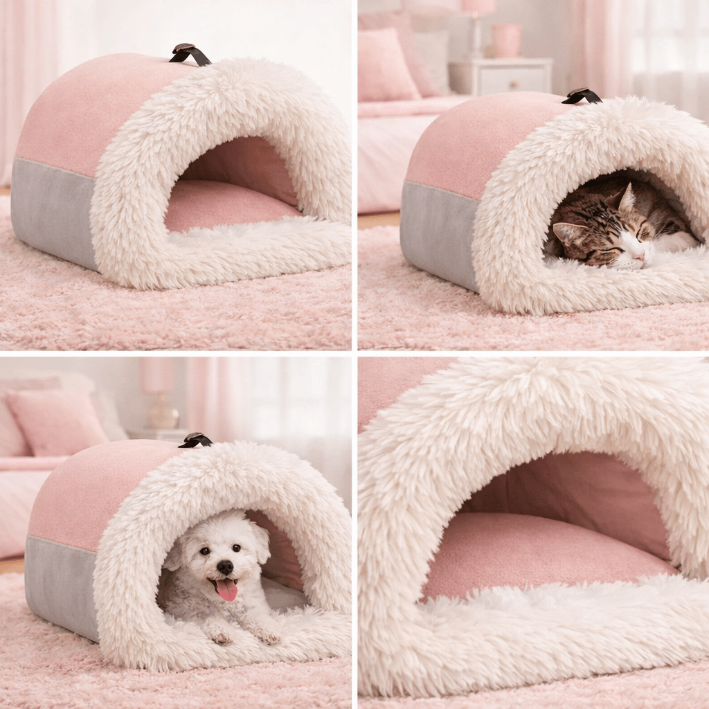 Calming Cat Cave Bed