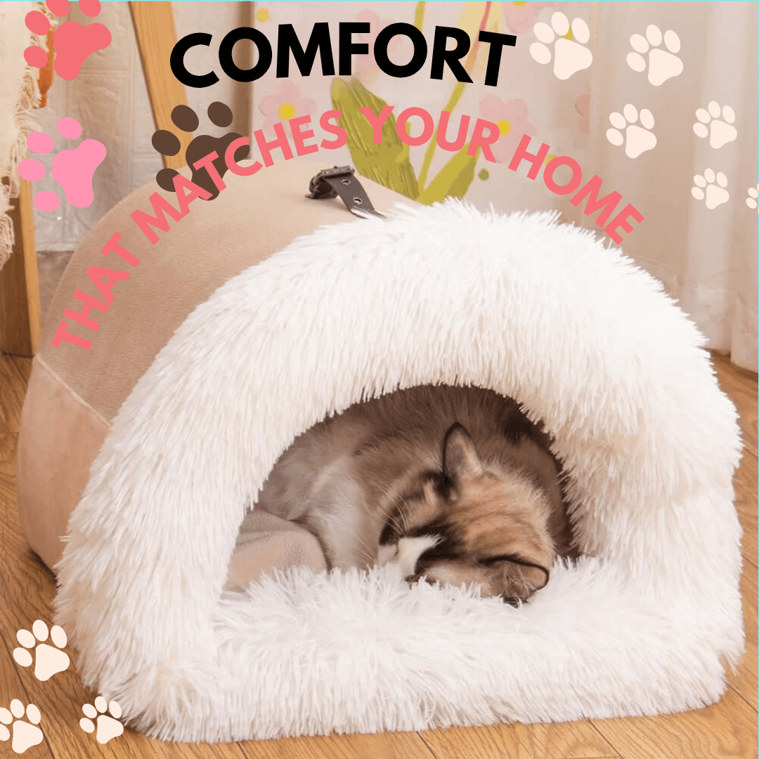 Calming Cat Cave Bed