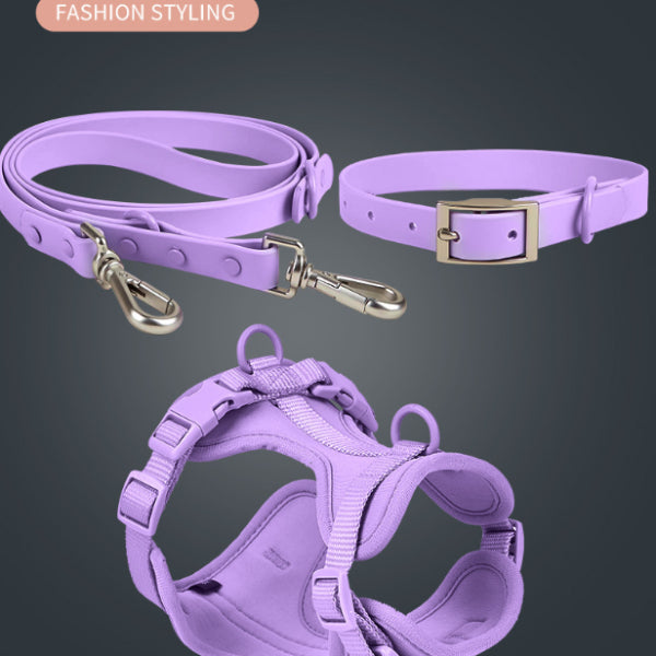 PVC Dog Harness Set