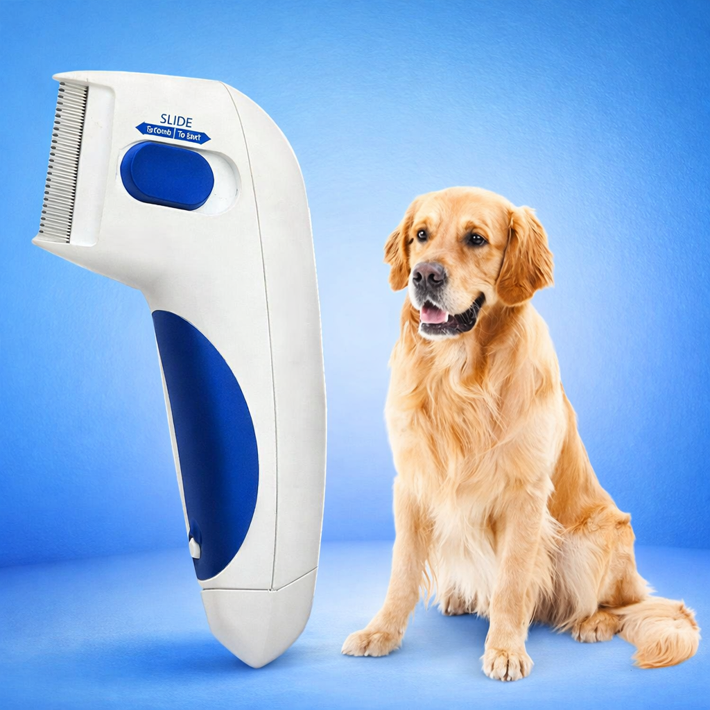 Electric Pet Comb Dog Cat Hair Brush for Easy Grooming