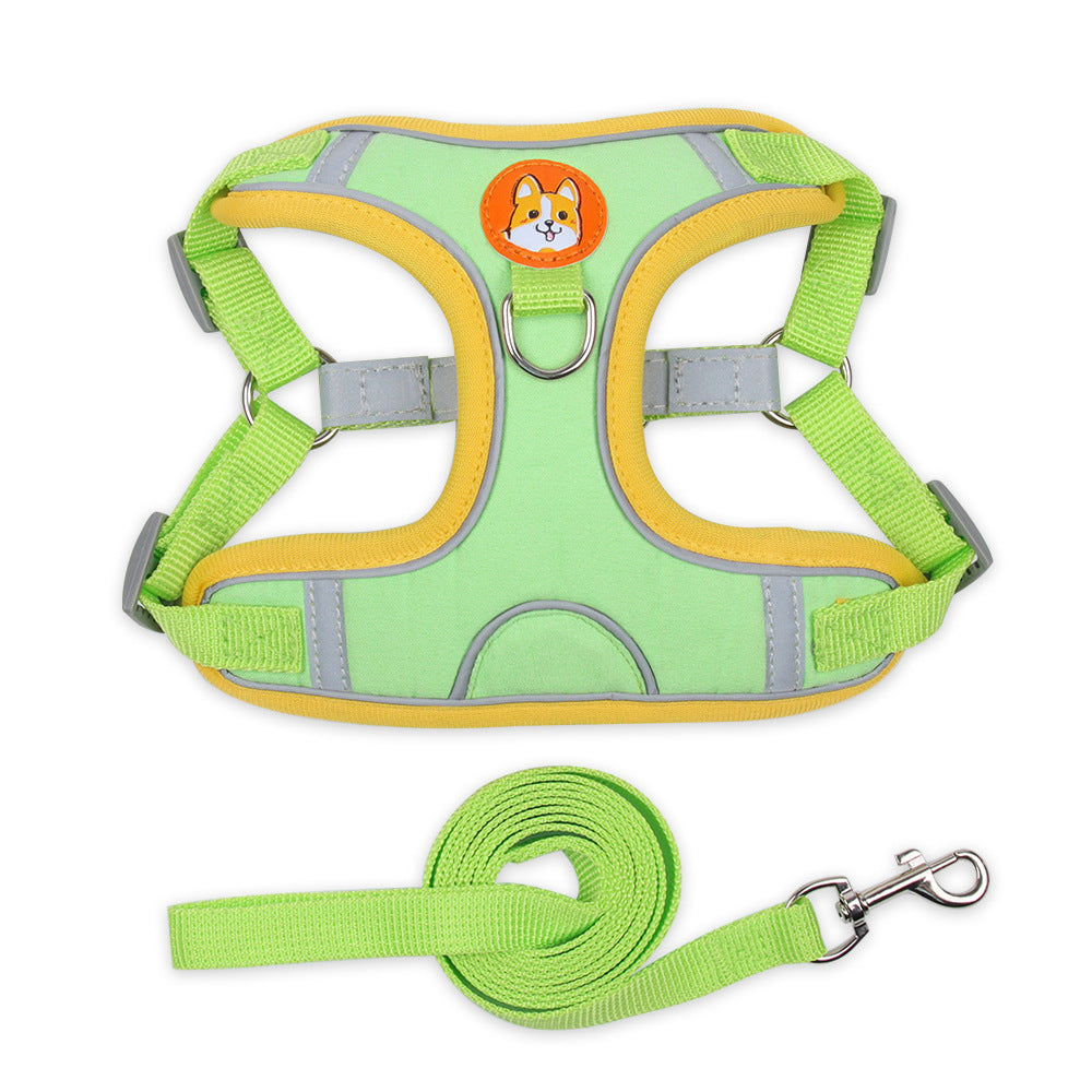 No-Pull Reflective Dog Harness with Leash