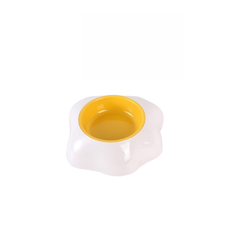 egg yolk pet bowl