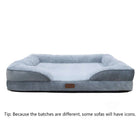 Orthopedic Dog Bed with Bolsters Waterproof & Washable Comfort Sofa