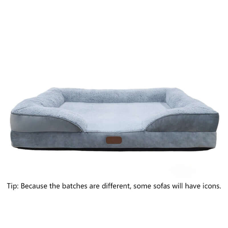 Orthopedic Dog Bed with Bolsters Waterproof & Washable Comfort Sofa