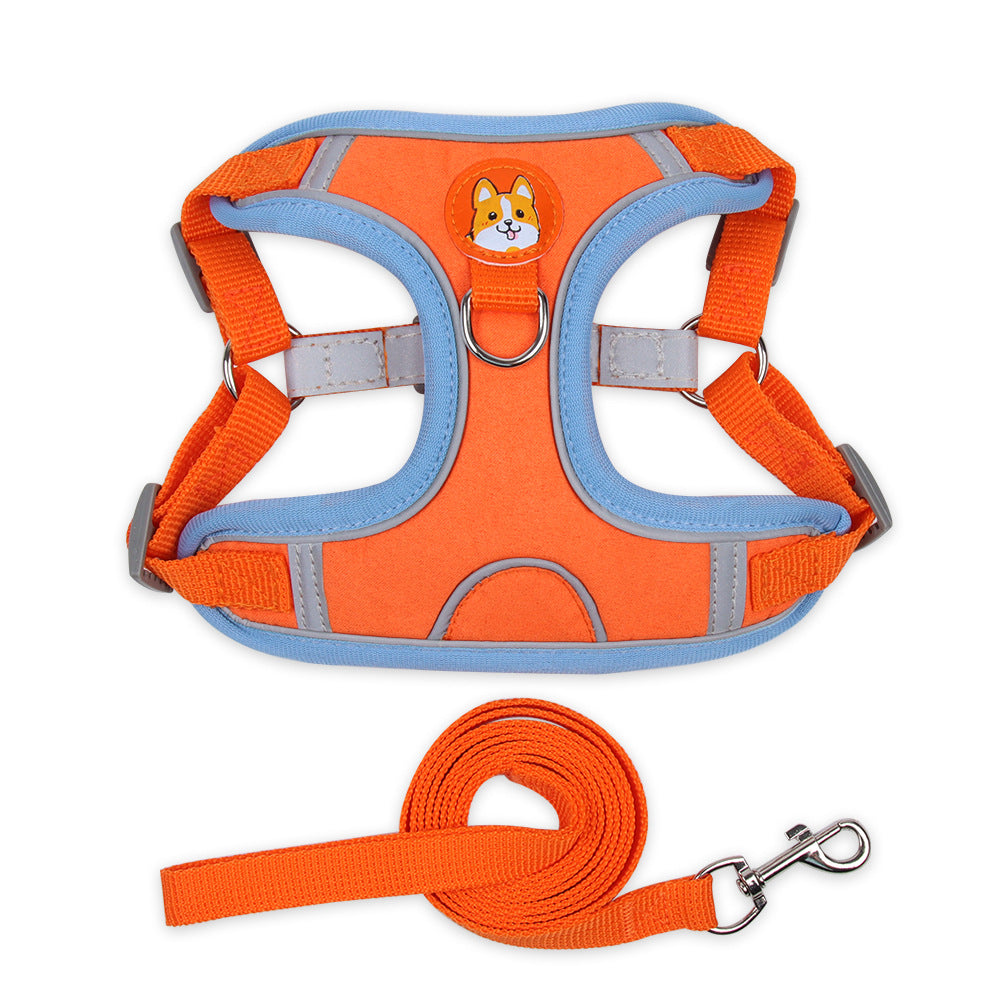 No-Pull Reflective Dog Harness with Leash