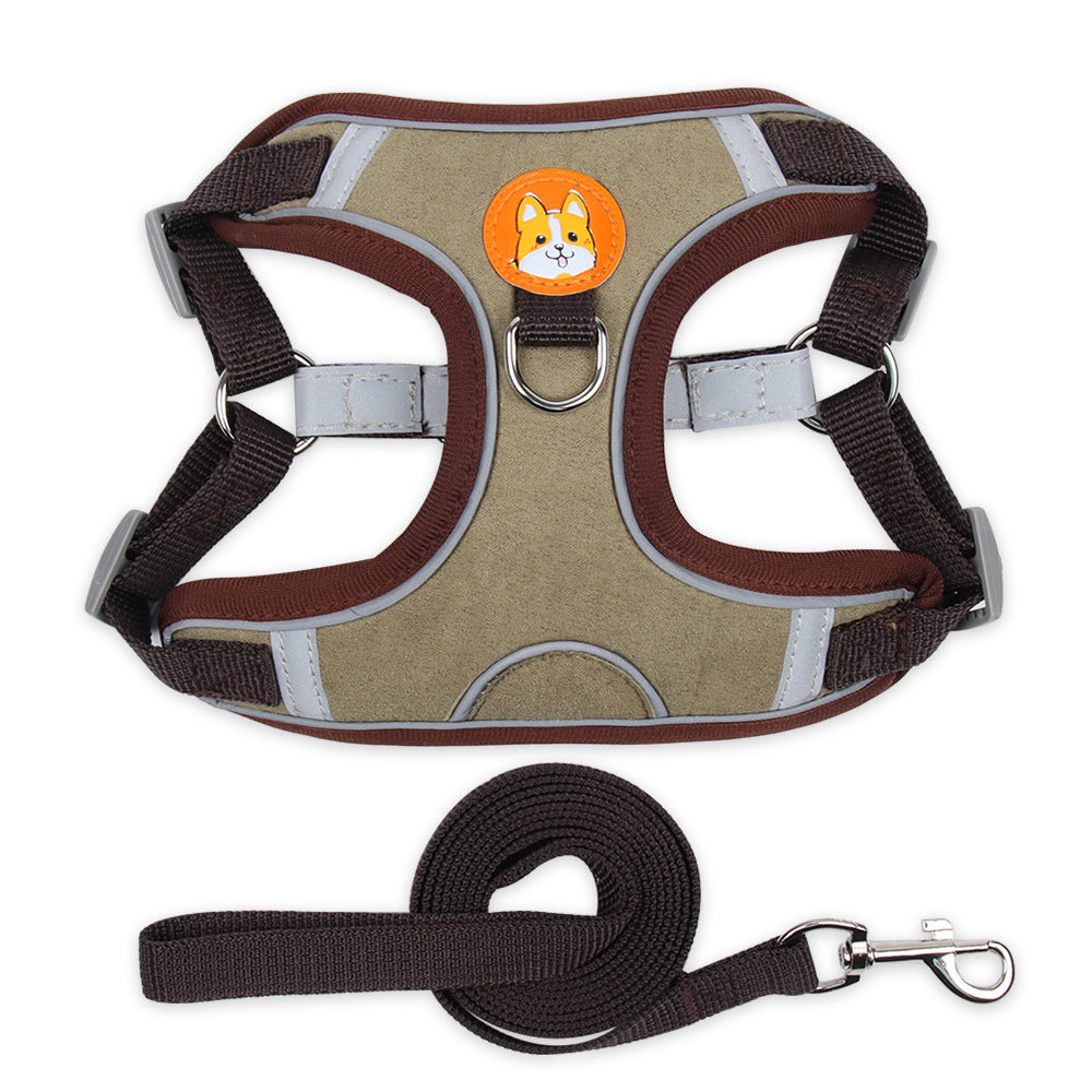 No-Pull Reflective Dog Harness with Leash