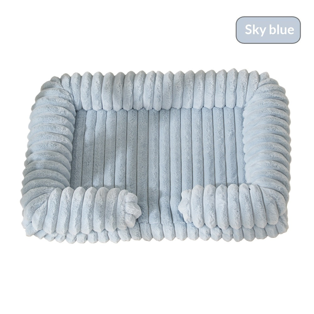 Ultra-Soft Calming Dog Bed – Deep Comfort & Full-Body Support