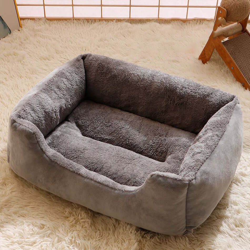 Cozy Plush Pet Bed Soft Warm & Stylish Comfort for Cats and Dogs